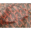 thumbnail image 4 of oneOone Silk Tabby Fabric Leaves & Floral Block Printed Craft Fabric BTY 42 Inch Wide, 4 of 5