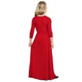 thumbnail image 2 of Robe Longue Décontractée à Fleurs pour Filles à Manches Longues avec Poches, Robes de Vacances, Robe Longue à Manches Longues pour Filles Longueur au Sol, 2 of 5