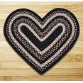 thumbnail image 2 of Earth Rugs 10-313 Mocha-Frappuccino Heart Rug, 2 of 3