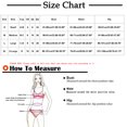 thumbnail image 3 of LSLJS Mode Women Sexy Maillot de Bain Uni et Imprimé Bikini Split Swimsuit Set, 3 of 8