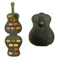 thumbnail image 3 of Guitar Plectrums Bag Plectrum Holder Easy to Paste Self Adhesive Guitar Shape 18 Green, 3 of 7