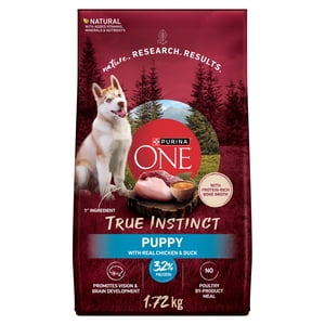 Purina ONE True Instinct Chicken & Duck Recipe, Dry Puppy Food 1.72 kg