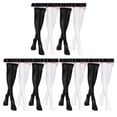 thumbnail image 3 of Transemion 4pairs Delicate Thigh High Stockings Hypoallergenic No Loose Thread All Body Shape Suitable 3Set, 3 of 6