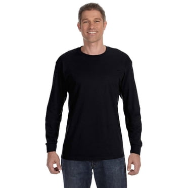 Hanes - T-Shirt à Manches Longues Authentique