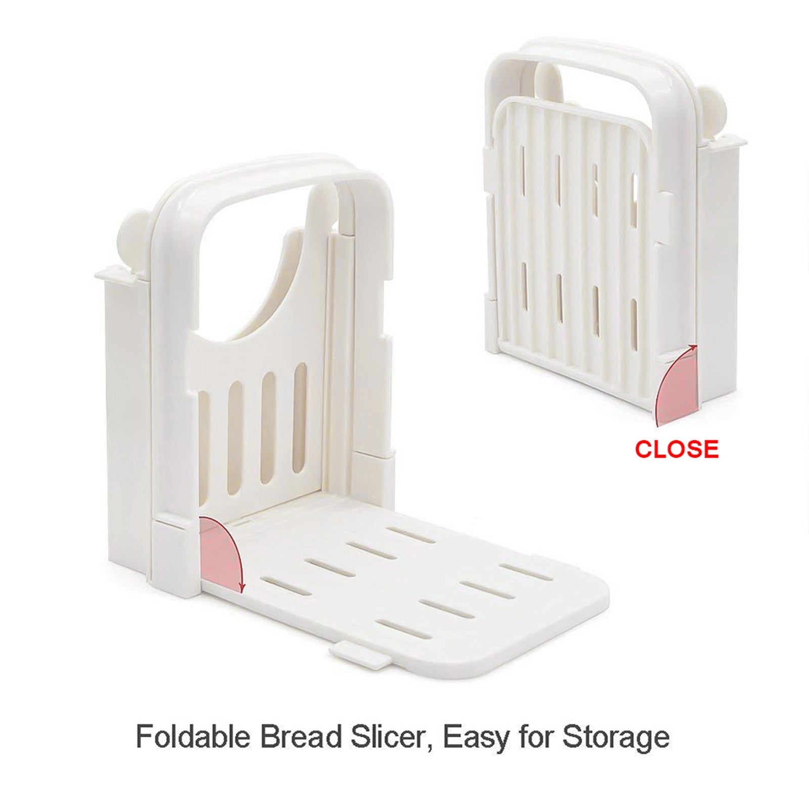 Bread Toaster 4 Slice Portable Removable Bread Bagel Slicers Perfect Bagel Cutter Every Toaster