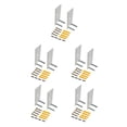 thumbnail image 2 of Transemion Metal Securely Install Speakers With Strong Hardness Wall Mount Replacement Brackets Strong white 5Set, 2 of 6