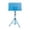 Blue, variant on Milaget Music Sheet Stand Adjustable Height for Band Stage Performance Music Players White