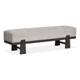 thumbnail image 1 of Bowery Hill Modern Mission Upholstered Dining Bench in Coffee Bean, 1 of 5