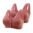 thumbnail image 1 of Women Bras Convertible Bra Feature V-Neck Soft Bra Style W-1883 Coffee XXL, 1 of 5