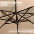thumbnail image 3 of Aoodor Grand patio 10 FT Thatch Tiki Umbrella(No Base), 3 of 9
