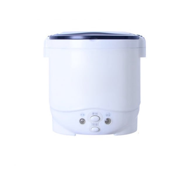 Car Rice Cooker Mini Cooking Tools 24V Multifunctional 1L Soup Electric Heater Travel Truck Lunchbox Food Appliance Machine 12V 12V/White