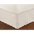 thumbnail image 1 of Greenland Home Jupe de Lit Matelassée à Motif Cachemire, Ivoire, Très Grand Lit, 1 of 1