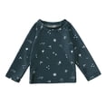 thumbnail image 4 of MIASHUI Boys Swimsuit Rash Guard Bathing Suit Toddler Girls Swim Trunk with Swimming Cap,Dark Blue,4-5 Years, 4 of 9