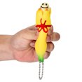 thumbnail image 4 of IROINID Novelty Squishy Funny Silicone Banana Squeeze Toy Stress Reliever Toy Keychain, 4 of 8