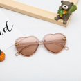 thumbnail image 3 of Lunettes de Soleil Cœur Adorables Transparentes pour Enfants champagne, 3 of 8
