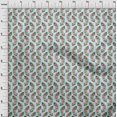 thumbnail image 3 of oneOone Cotton Silk Fabric Leaves & Floral Block Print Fabric BTY 42 Inch Wide, 3 of 4