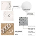 thumbnail image 3 of Shower Curtain Set 4-Piece Thanksgiving Bathroom Set With Non-Slip Bath Mat Toilet Lid Cover And U-Shaped Rug Includes 12 Hooks, 3 of 6