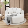 thumbnail image 2 of The Magic Home Canapé Sectionnel de Sol Togo, Beige, 2 of 11