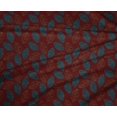 thumbnail image 4 of oneOone Tissu Polyester Lycra à Imprimé Feuilles en Blocs Tissu BTY 56 Pouces de Large, 4 of 4