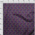 thumbnail image 2 of oneOone Viscose Chiffon Fabric Leaves & Floral Block Printed Craft Fabric BTY 42 Inch Wide, 2 of 4
