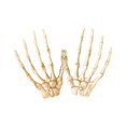 thumbnail image 1 of Pair Of Plastic Skeleton Hands Halloween Decoration Prop For Cosplay Party Prank 6 X 4 Inches Style C white, 1 of 9