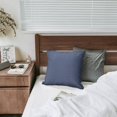 thumbnail image 3 of 2-Pack Modern Farmhouse Burlap Linen Cushion Covers | Rustic Woven Texture | Ideal Decorative Addition for Sofa or Bed | Size 16x16 Inch, 3 of 7