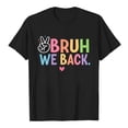 thumbnail image 4 of PMVFHDE Hauts Fille Hauts Filles T-Shirts Graphiques pour Fille Hauts Filles T-Shirts Enfants Rentrée des Classes Graphique Manches Courtes Col Rond T-Shirt Lumineux et Confortable pour Garçons et Filles Noir, 3-4 Ans, 4 of 4