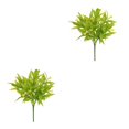 thumbnail image 2 of QualitChoice Plastic Artificial Flowers Fake False Plants Garden SH yellow 2Set, 2 of 6