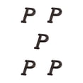 thumbnail image 3 of Youkk Iron Decoration Doorplate Durable And Rustproof Wide Application Not Easy To Fade Metal Metal Letters House Numbers B17--P 5Set, 3 of 6