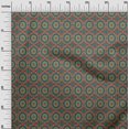 thumbnail image 2 of oneOone Silk Tabby Fabric Floral Mandala Block Printed Craft Fabric BTY 42 Inch Wide, 2 of 4