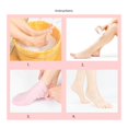 thumbnail image 2 of Freer Soft Silicone Gel Socks Toe Socks Protection Foot Feet for Repairing Care Protector Pink XL, 2 of 9