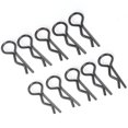 thumbnail image 1 of Ymiko RC Shell Clips Broches, Clips de Carrosserie RC, 10pcs 8.3MM RC Car Shell Clip Rshape Metal Body Clips Broches pour 1/5 1/6 1/8 1/10 RC Car, 1 of 8