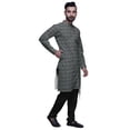 thumbnail image 2 of Atasi Kurta Pyjama de Fête pour Hommes, Col Mandarin, Ensemble Ethnique Imprimé Kurta, 2 of 3