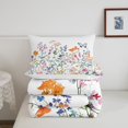 thumbnail image 4 of Erosebridal Spring Floral Comforter Sets Toddler Size, Botanical Leaves Down Comforter, Lodge Cabin Decor, 4 of 6