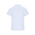 thumbnail image 5 of Fridja Chemise Habillée pour Homme d'Été, Couleur Unie, Col Rabattu, Manches Courtes, Imprimée Performance, Boutonnée, Chemise de Jeu de Quilles Décontractée pour la Maison et les Loisirs (Blanc, M), 5 of 5