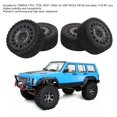 thumbnail image 4 of Ensemble de Pneus RC, 4 Pcs Pneus RC sur Route Haute Performance Roues en Caoutchouc RC Résistance à l'Usure Forte Amorti Pneus RC pour Voitures RC 1/10, 4 of 8