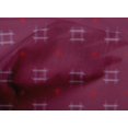 thumbnail image 4 of oneOone Cotton Poplin Fabric Check Kasuri Printed Fabric 1 Yard 56 Inch Wide, 4 of 4