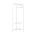 thumbnail image 2 of Jubipavy Coat Rack Freestanding Closet Organizer Hall Tree With 2 Storage Shelves Corner Storage Organizer For Entryway Bedroom, 2 of 8