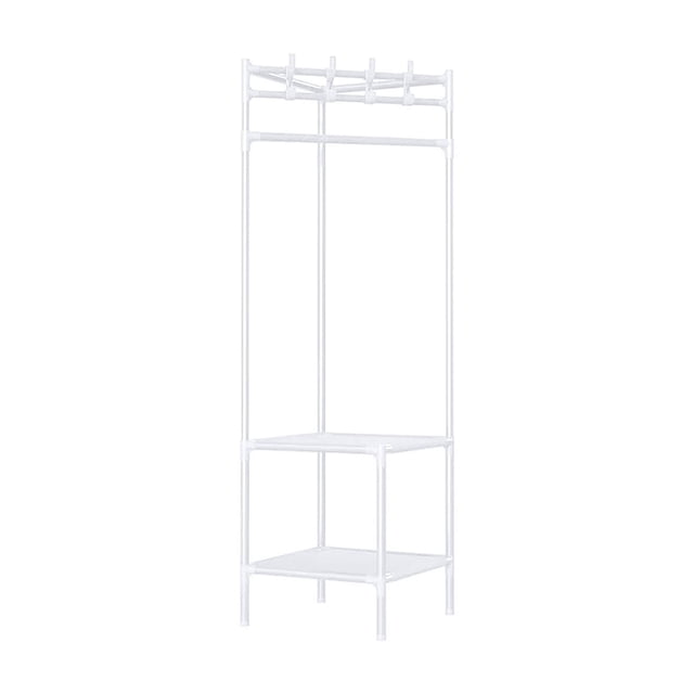 Kyursd Summer Home/Kitchen Organizers and Storage Special Offer!Coat Rack Freestanding Closet Organizer Hall Tree With 2 Storage Shelves Corner Storage Organizer For Entryway Bedroom