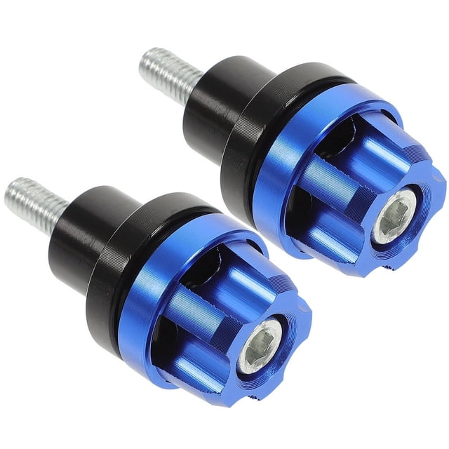 EIGTHTAIL License Plate Screw Blue Motorcycle License Plate Frame Lock Bolts - Anti Theft Kit(2.17X1.18X1.18Inch)