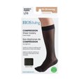 thumbnail image 5 of BIOS Living Compression Sheer Hosiery, Knee Length in Black, Size Large, Moderate Compression (15-20mmHg), 5 of 5