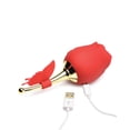 thumbnail image 5 of Inmi Bloomgasm Flutter Rose 10x Aspiration/vibrateur avec Papillon Teaser - Rouge, 5 of 5