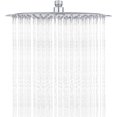 thumbnail image 1 of Stainless Steel Shower Head - Water Saving Shower, 30CM Round Shower Head, Universal Rain Shower Head 1/2 Inch Thread, 360° Rotatable, 30° Tiltable, Easy to Install and Clean, 1 of 5