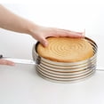 thumbnail image 3 of TopLLC Stainless Steel Cake Baking Baking Frame Cake Slicers Cake Slicers, 3 of 8