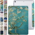 thumbnail image 1 of iPad PRO 12.9 Inch 2nd [ Pro 12.9 2 Generation 2017 ] A1670 A1671 MQEF2LL/A MQED2LL/A MQEE2LL/A MQDC2LL/A MQDD2LL/A MQDA2LL/A Trifold Printed PC Lightweight Protective Clear Back Cover - Blossom, 1 of 8