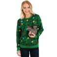 thumbnail image 4 of Adulte 3D Squirrel dans l'Arbre de Noël Pull Unisexe Laid, 4 of 10