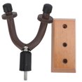 thumbnail image 2 of Guitar Hanger Solid Wood Wall Mount Bracket with Adjustable Stopper for Electric Ballad BassGG‑2, 2 of 8