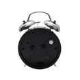 thumbnail image 3 of HITO™ 4` Silent Quartz Analog Twin Bell Alarm Clock with Nightlight and Loud Alarm (NO16), 3 of 8