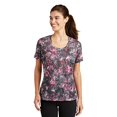 thumbnail image 1 of Sport-Tek® Ladies Mineral Freeze Scoop Neck Tee. Lst330 Pink Raspberry Xxl, 1 of 1