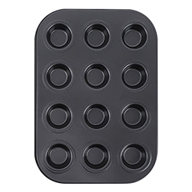 TIMIFIS Kitchen Gadgets 4/6/9/12 Cup Cake Mould Muffin Pan Non-Stick Baking Pans Easy To Clean